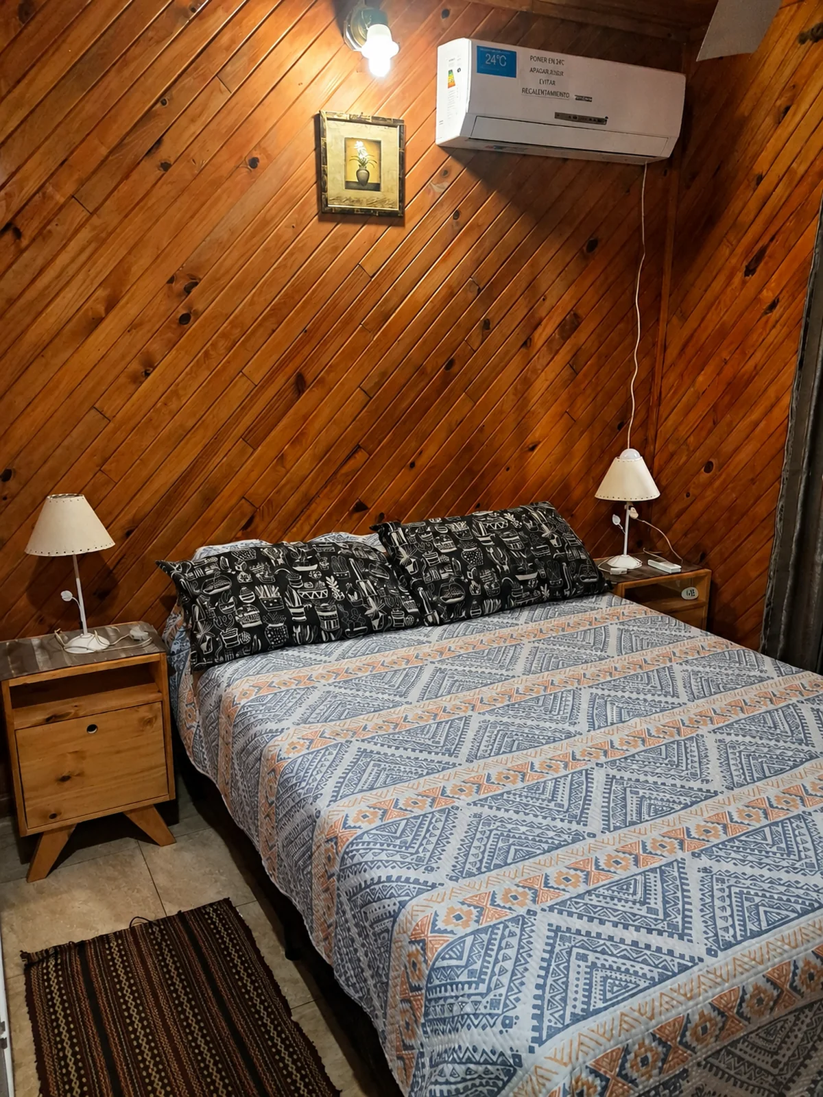 Dormitorio matrimonial de Cabaña Cactus I