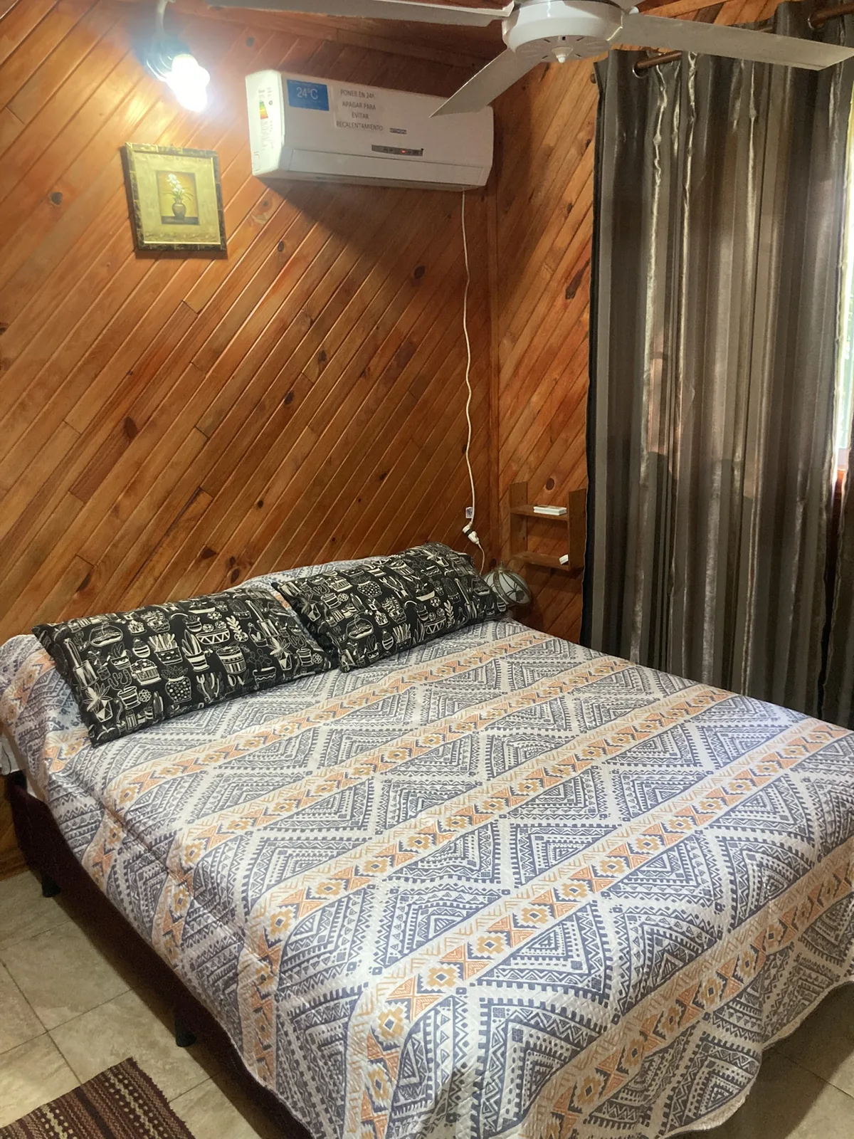 Dormitorio matrimonial de Cabaña Cactus I