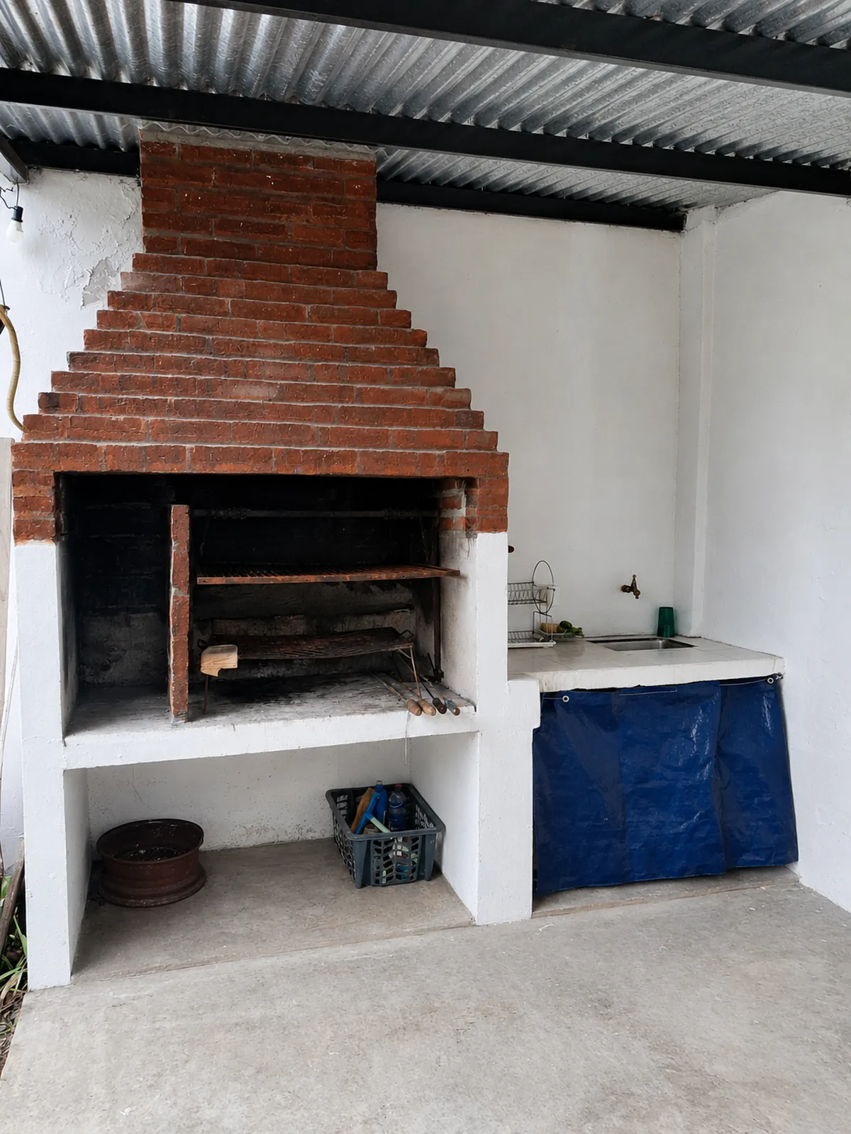 Parrilla cubierta de Cabaña Cactus II